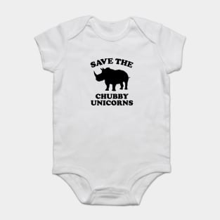 Save the Chubby Unicorns Baby Bodysuit